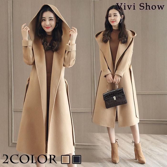 コート コーディガン レディース フード付き カーディガンコート