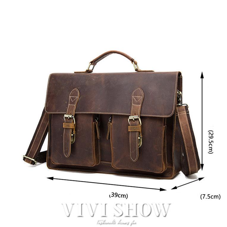 厚手本革 ショルダーバッグ メンズ 本革 メッセンジャーバッグ A4鞄