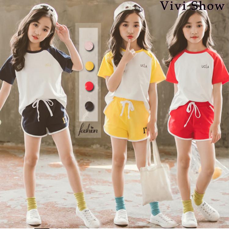 子供服 セットアップ 夏 韓国子供服 女の子 ジュニア キッズ 上下