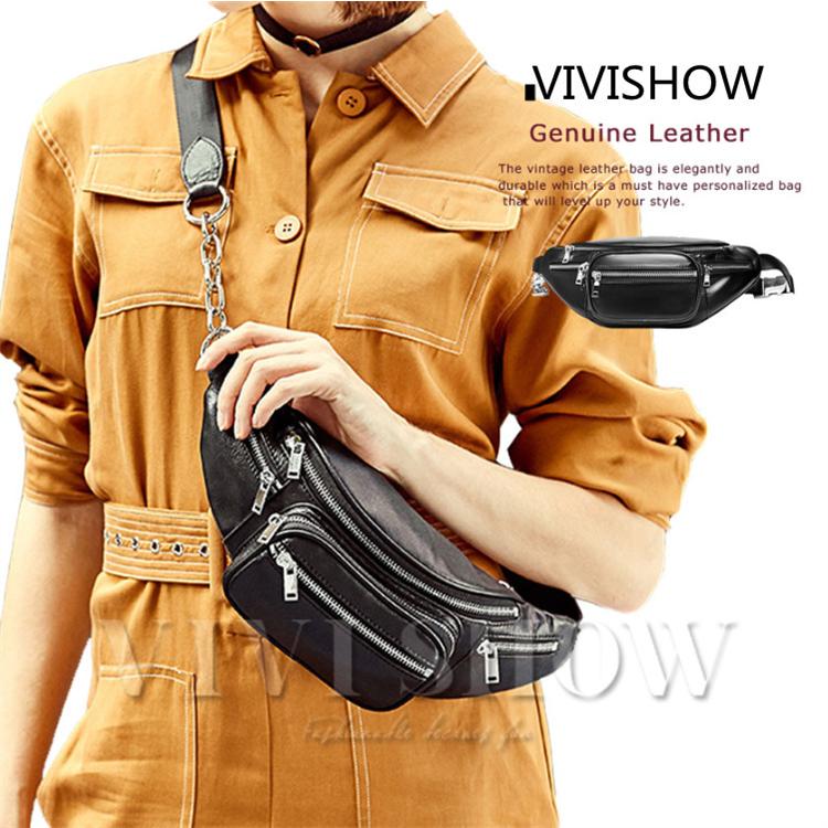 ウエストバック ウエストポーチ ボディバッグ レディース 本革 牛革