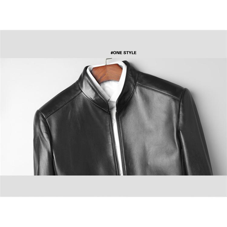 SALE 本革 ジャケット スタジャン スタジアム ジャンパー 高級品 防寒