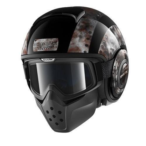 バイク ヘルメット ジェット シャーク ダラク ドッグタグ : エムシー