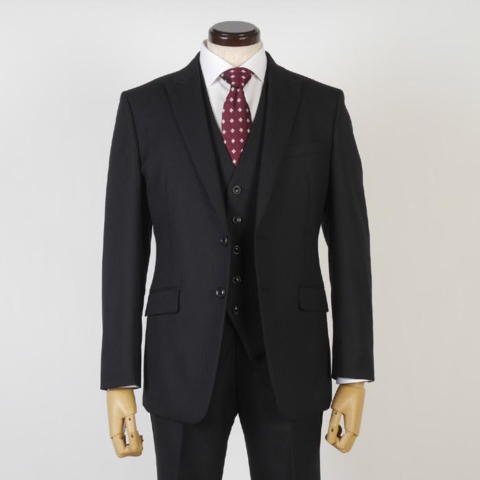 毛100％ ハイグレード 3ピース ピークドラペル リバーシブルベスト