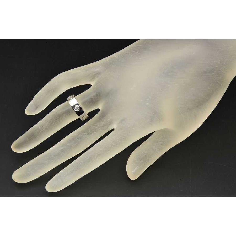 LOVE（Cartier） カルティエ ラブリング 3Pダイヤモンド ハーフダイヤ