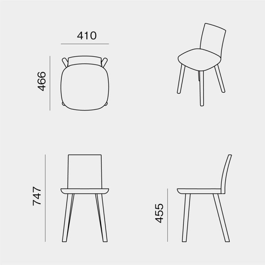 ARIAKE 有明 Blest Chair ブレスト チェア レッドオーク アッシュ