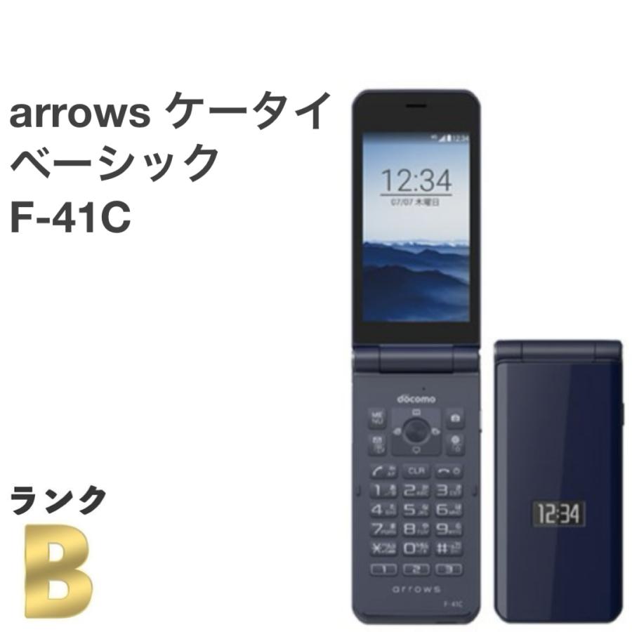 arrows 【良品】arrows ケータイ ベーシック F-41C [ネイビー] ドコモ