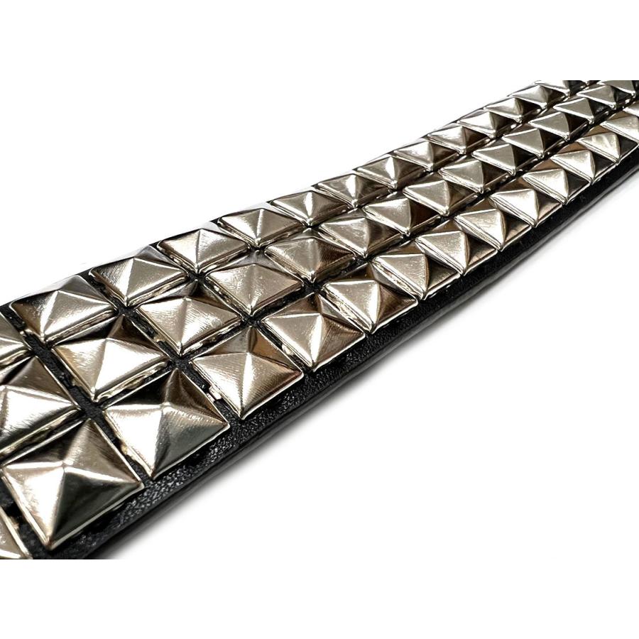 adia ベルト スタッズベルト ロック パンク ピラミッドスタッズ ビョウ