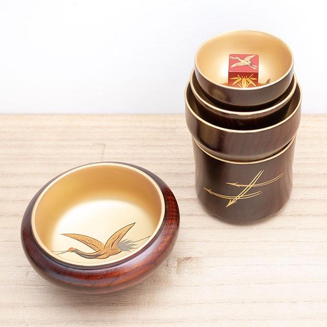 盃 セット 川連 漆器 漆塗り おしゃれ 金 蒔絵 木製 日本製 高級 木
