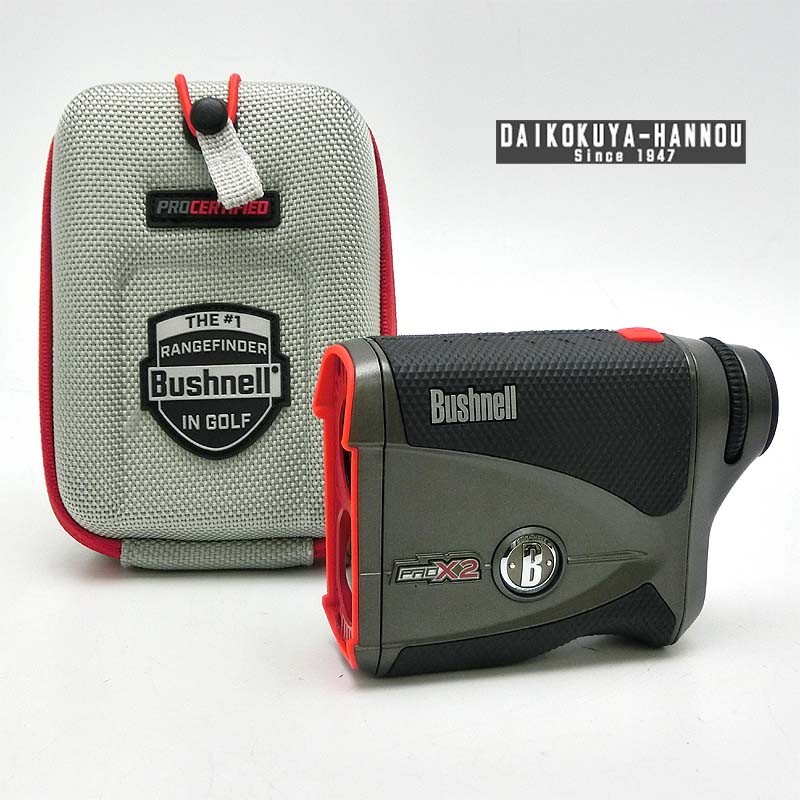 Bushnell ピンシーカー プロ X2 ジョルト レーザー距離計 ゴルフ用距離