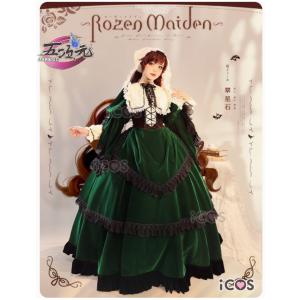 ICOS ローゼンメイデン 雪華綺晶 コスプレ 衣装 ※ウィッグ 靴 追加可能