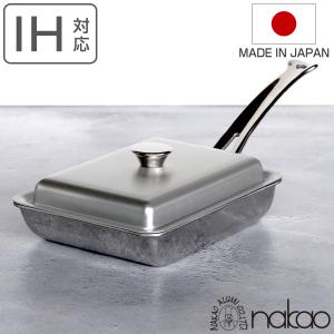 玉子焼き器 IH対応 蓋付き クィーンパン 中尾アルミ （ ガス火対応