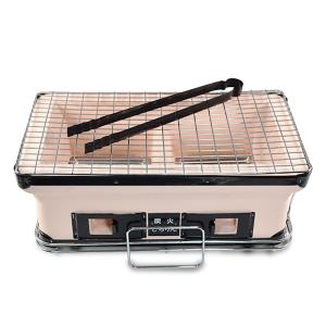 Field to Summit 本格 珪藻土 角型七輪 OF7RK 網付 角アミ・火箸・敷台