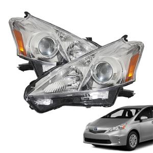 トヨタ プリウスα ZVW40/ZVW41 前期 純正 LED 左 ヘッドライト 刻印：3