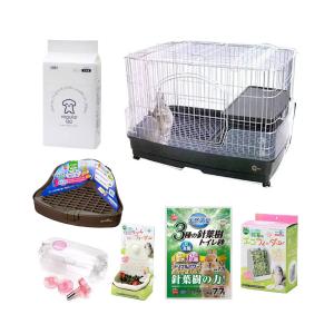 GEX クリアフロント60WF うさぎの飼育セット 幅62．0×奥行