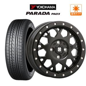 サマータイヤ ホイール 4本 エスホールド S-5V YOKOHAMA パラダ PA03