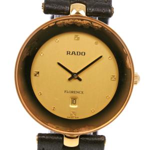 RADO（ラドー） クオーツ ダイアスター 革ベルト 133.9505.3 ゴールド