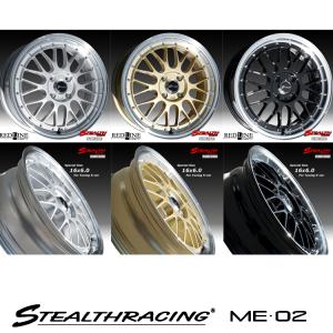 16インチ 4H100 6J 6J+43 4穴 ホイール 【2本セット 新品】 STEALTH