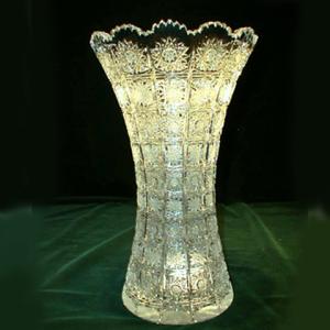 ボヘミア 500PKカット フラワーベース 25.5cm 80006-PK-255 : 青山ロゼ