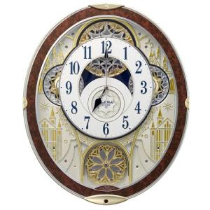 壁掛け 電波時計 スモールワールドシーカー 4MN515RH23 Small World