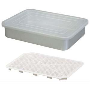 アカオアルミ PP蓋付バット 中 アルミ バット 保存容器 / 冷凍 冷凍