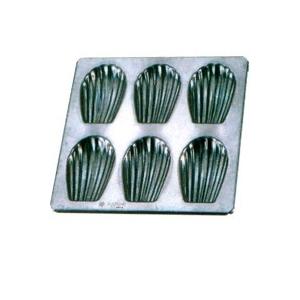 ダイヤ印 シリコン加工マドレーヌ貝型 6P 爆買 : かっぱ橋 浅井商店