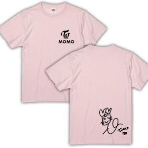 ツウィ TWICE トゥワイス カラー Tシャツ ベビーピンク 男女兼用 綿100