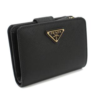 PRADA（プラダ） 二つ折り財布 サフィアーノ ミニ財布 レディース