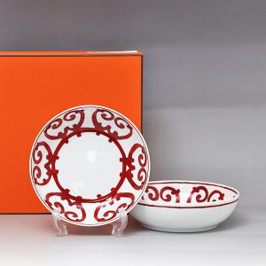 HERMES（エルメス） 食器 デザートプレート ソレイユ ドゥ No2 2枚