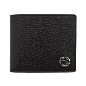 GUCCI（グッチ） グッチ財布 二つ折り財布 メンズ ブラック×ブルー
