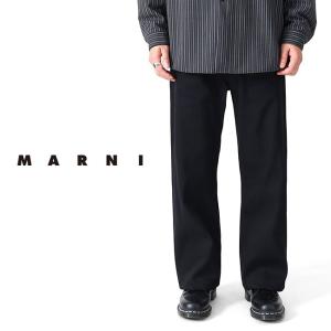 TIME SALE] MARNI マルニ チェック柄 キャロットカット スラックス