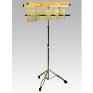 ダンパー付きスタンド附属 アルミソリッドバーチャイム ツリーチャイム