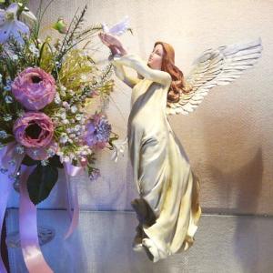 祈る リトルガールエンジェル/少女の天使の置物 西洋インテリア