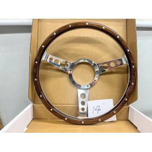 カスタム ツイスト アクリル ステアリング 約35φ 14インチ クリア