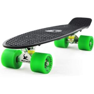 スケートボード スケボー ミニクルーザー LED内蔵 デッキ ウィール