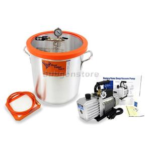 真空脱泡器 真空注型器 脱泡機 16cm 7.6リットル チャンバー