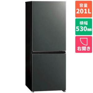 AQUA（アクア） 冷蔵庫 201L 2ドア 右開き 一人暮らし AQR-20E4-K