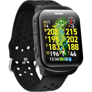 GREENON グリーンオン THE GOLF WATCH NORM GN301（ブラック） ゴルフ