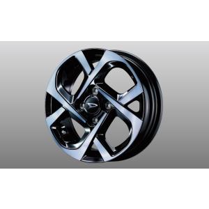 タント アルミホイール（14インチ・クロス4本スポーク・ダークブルー