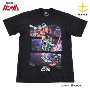 機動戦士ガンダム Tシャツ 半袖 RX-78-2 GUNDAM 地球防衛軍 モビル