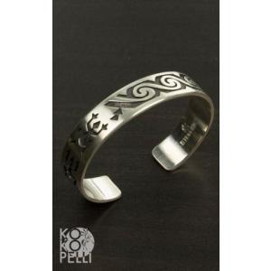 Hopi Jewelry ホピ族 Hallie Honanie /オーバーレイベアーブレスレット