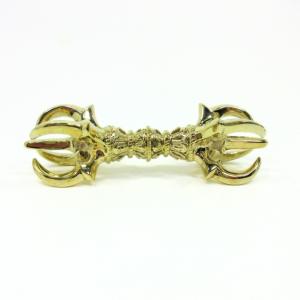 密教法具 カルタリ 独鈷杵 プルパ 一体型 特大サイズ約30cm ブルパ