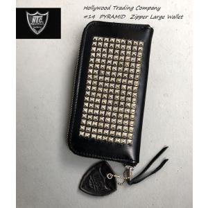 HTC BLACK エイチティーシーブラック スタッズ ラウンドファスナー