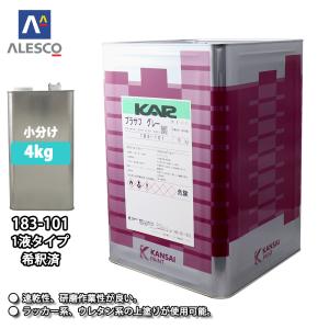 関西ペイント 1液プラサフ（希釈済）グレー 1kg 自動車用ウレタン塗料