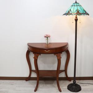 コンソールテーブル 木製 イタリア 猫脚 象嵌 完成品 イタリア製 588