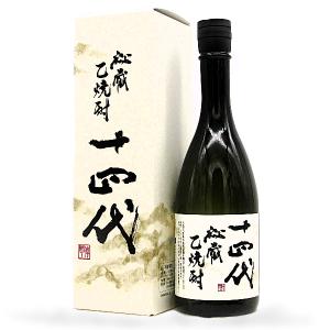 十四代 米焼酎 蘭引酒 鬼兜 オーク樽長期貯蔵 青ボトル 箱付き 高木