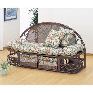 今枝商店 籐カウチソファ ラタンチェア 籐椅子 Y-888 アジアンテイスト