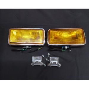 小糸製作所 Koito 小糸 フォグランプ イエロー 角型 12V 白カバー付き