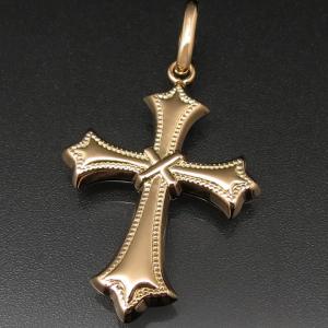 クロス（十字架） ペンダントトップ プラチナ850 PT850 中空構造