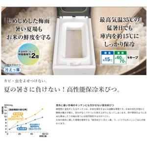 エムケー精工 保冷米びつ 冷えっ庫 RCR-621W 秋商品 ※メーカー欠品中