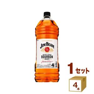 SUNTORY（サントリー） 送料無料 ジムビーム 4L×4本 ペット 40